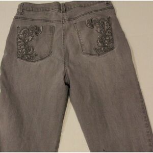 Gloria Vanderbilt Gray Straight Leg Jeans